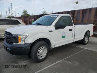 2019 Ford F-150 XL with VIN 1FTMF1CB8KKE15514, listed as a Copart auction lot 50569195 with 40,484 mi miles and Salvage Title. Bid and sale history available at carsss.com. Image 1.