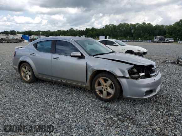 2013 Dodge Avenger SXT with VIN 1C3CDZCB5DN702864, listed as a Copart auction lot 59860115 with 168,087 mi miles and Salvage title. Bid and sale history available at DreamBid. Image 4.