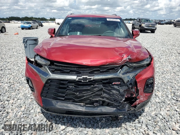 2020 Chevrolet Blazer RS z VIN 3GNKBERS3LS665144, wystawiony jako Copart lot #60528505 z przebiegiem 15 218 mil mil oraz Szkoda całkowita • Salvage title. Historia ofert i sprzedaży dostępna na DreamBid. Obrazek 5.
