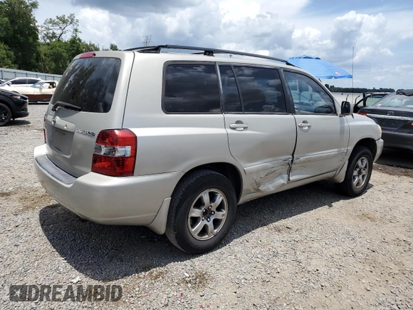 2005 Toyota Highlander z VIN JTEGP21A450077647, wystawiony jako Copart lot #58567125 z przebiegiem 189 302 mil mil oraz Szkoda całkowita • Salvage title. Historia ofert i sprzedaży dostępna na DreamBid. Obrazek 3.