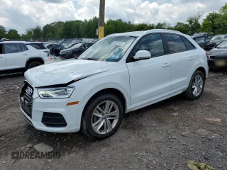 2017 Audi Q3 Premium with VIN WA1ECCFS3HR011650, listed as a Copart auction lot 59007505 with 67,728 mi miles and Salvage title. Bid and sale history available at DreamBid. Image 1.
