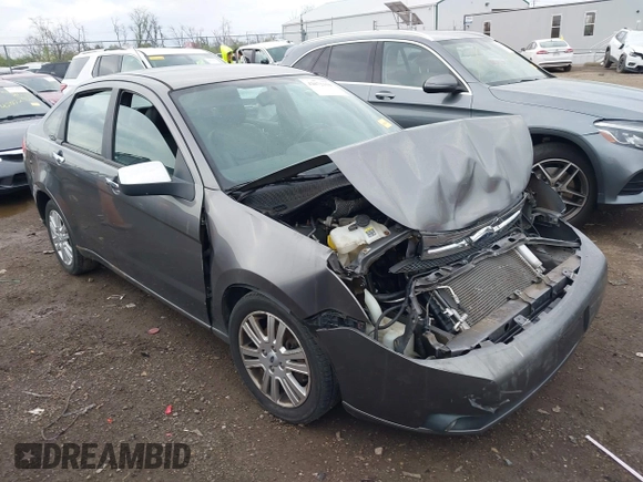 2010 Ford Focus SEL with VIN 1FAHP3HN8AW240255, listed as a IAAI auction lot 42072158 with 182,974 mi miles. Bid and sale history available at carsss.com. Image 1.