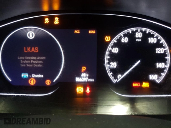 2020 Honda Accord EX with VIN 1HGCV1F44LA091143, listed as a Copart auction lot 47574515 with 66,397 mi miles and Salvage title. Bid and sale history available at DreamBid. Image 9.