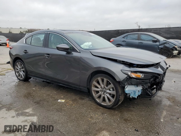 2023 Mazda 3 S Preferred with VIN 3MZBPACM7PM376417, listed as a Copart auction lot 42827385 with 17,690 mi miles and Non Repairable. Bid and sale history available at DreamBid. Image 4.