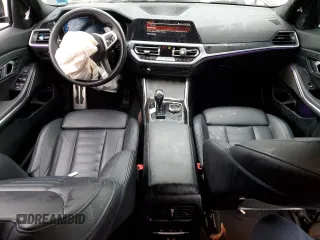 2021 BMW 3 Series M340i xDrive with VIN 3MW5U9J02M8B63206, listed as a Copart auction lot 75713254 with 33,876 mi miles and Salvage Title. Bid and sale history available at carsss.com. Image 8.