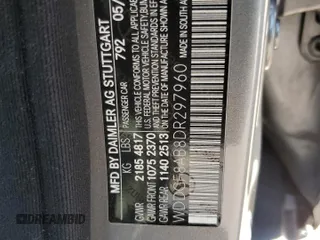 2013 Mercedes-Benz C 300 Sport с VIN WDDGF8AB8DR297960, выставлен на аукционе Copart как лот 61565455 с пробегом 72 818 миль миль и Списание • Salvage title. История ставок и продаж доступна на DreamBid. Изображение 13.