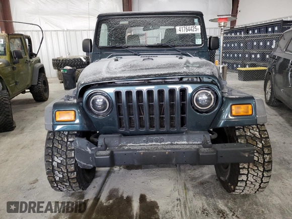 2006 Jeep Wrangler SE with VIN 1J4FA29S36P724699, listed as a Copart auction lot 41764425 with 129,016 mi miles and Salvage Title. Bid and sale history available at carsss.com. Image 5.