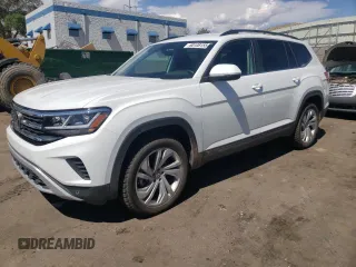 2021 Volkswagen Atlas SE with VIN 1V2HR2CA9MC610541, listed as a Copart auction lot 60108155 with 29,700 mi miles and Salvage title. Bid and sale history available at DreamBid. Image 1.