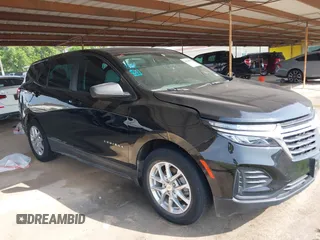 2023 Chevrolet Equinox LS z VIN 3GNAXHEG2PL100559, wystawiony jako IAAI lot #41938809 z przebiegiem 116 022 mil mil oraz . Historia ofert i sprzedaży dostępna na DreamBid. Obrazek 1.