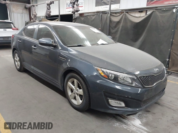 2015 Kia Optima LX z VIN KNAGM4A78F5594402, wystawiony jako IAAI lot #42232732 z przebiegiem 83 363 mil mil oraz . Historia ofert i sprzedaży dostępna na DreamBid. Obrazek 1.