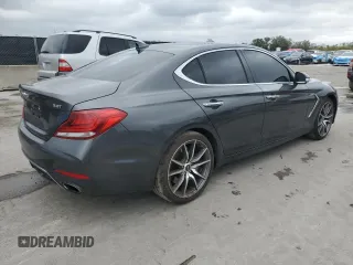 2020 Genesis G70 3.3T with VIN KMTG54LE8LU048052, listed as a Copart auction lot 88071305 with 42,502 mi miles and Salvage Title. Bid and sale history available at DreamBid. Image 3.