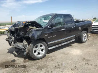 2007 Dodge 1500 SLT с VIN 1D7HU18217S258020, выставлен на аукционе Copart как лот 58940735 с пробегом Не указан миль и Списание • Salvage title. История ставок и продаж доступна на DreamBid. Изображение 1.