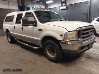 2002 Ford Super Duty F-250 XL with VIN 1FTNW20L42EC91389, listed as a IAAI auction lot 41762775 with 107,480 mi miles. Bid and sale history available at carsss.com. Image 1.