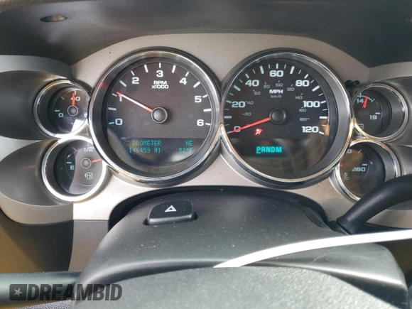 2013 GMC Sierra 1500 SLE with VIN 3GTP1VE07DG285024, listed as a Copart auction lot 48329945 with 146,459 mi miles and Salvage title. Bid and sale history available at DreamBid. Image 9.