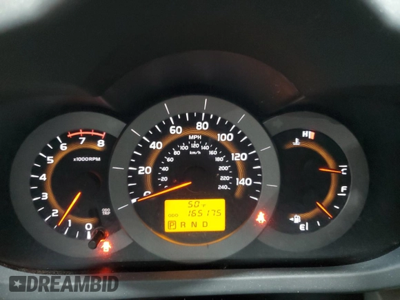 2011 Toyota RAV4 Ltd with VIN 2T3DK4DV0BW055524, listed as a Copart auction lot 47546935 with 165,175 mi miles and Salvage Title. Bid and sale history available at carsss.com. Image 9.