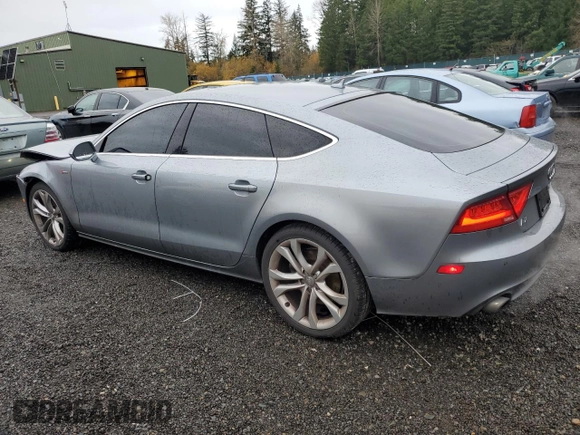 2012 Audi A7 3.0 Premium Plus with VIN WAUSGAFCXCN002273, listed as a Copart auction lot 80582624 with 126,706 mi miles and Salvage Title. Bid and sale history available at carsss.com. Image 2.