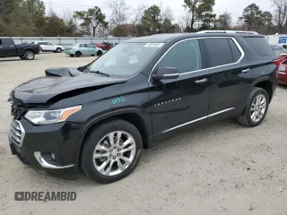 2021 Chevrolet Traverse High Country with VIN 1GNERNKW8MJ264424, listed as a Copart auction lot 48859635 with 70,405 mi miles and Salvage title. Bid and sale history available at DreamBid. Image 1.