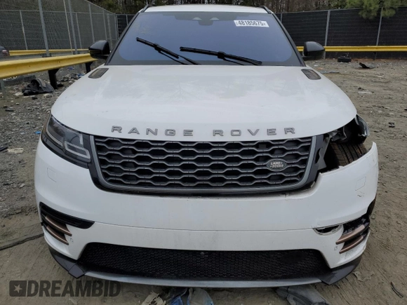 2021 Land Rover Range Rover Velar R-Dynamic S with VIN SALYT2EX3MA311264, listed as a Copart auction lot 48185675 with 56,107 mi miles and Salvage title. Bid and sale history available at DreamBid. Image 5.