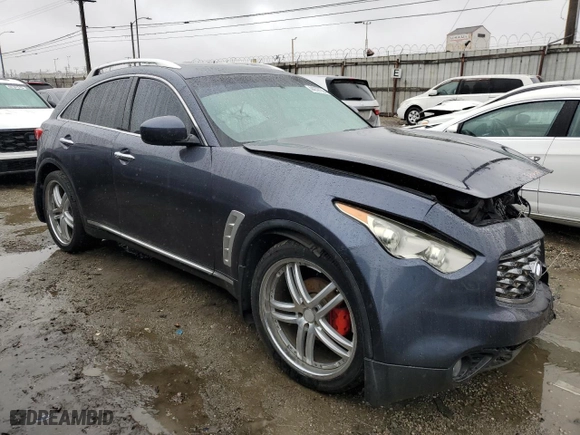 2009 Infiniti FX35 with VIN JNRAS18U69M102629, listed as a Copart auction lot 44270135 with 188,718 mi miles and Salvage Title. Bid and sale history available at carsss.com. Image 4.