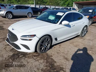 2022 Genesis G70 2.0T with VIN KMTG34TA2NU103990, listed as a IAAI auction lot 42302385 with 39,090 mi miles and . Bid and sale history available at DreamBid. Image 18.