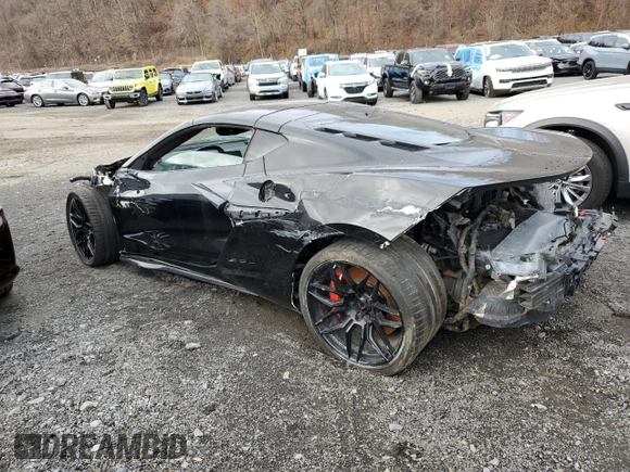 2024 Chevrolet Corvette 1LZ with VIN 1G1YD2D37R5600742, listed as a Copart auction lot 82765454 with Not Provided miles and Non Repairable. Bid and sale history available at DreamBid. Image 2.