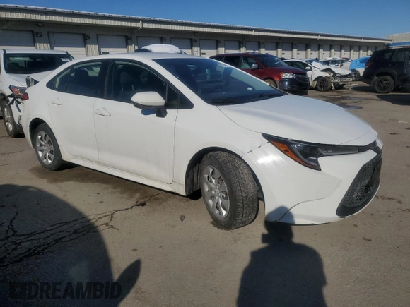 2020 Toyota Corolla LE with VIN JTDEPRAE8LJ034864, listed as a Copart auction lot 88708795 with 94,539 mi miles and Salvage Title. Bid and sale history available at DreamBid. Image 4.