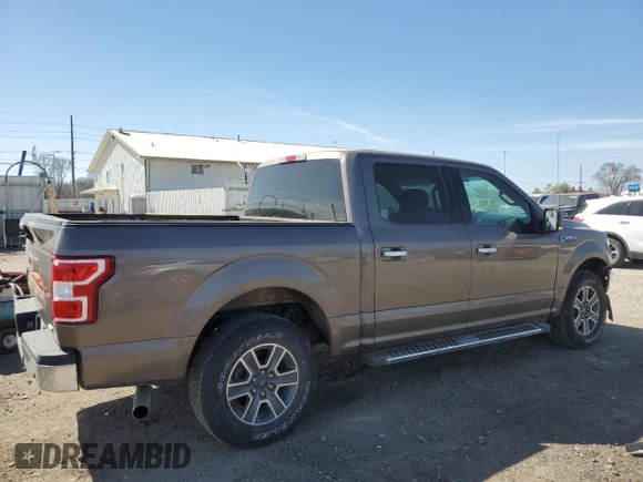 2018 Ford F-150 XL with VIN 1FTEW1EP0JKC78113, listed as a Copart auction lot 49214675 with 121,075 mi miles and Salvage Title. Bid and sale history available at carsss.com. Image 3.