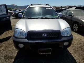2004 Hyundai Santa Fe GLS with VIN KM8SC13E14U730278, listed as a Copart auction lot 63551294 with 100,583 mi miles and Salvage Title. Bid and sale history available at carsss.com. Image 5.