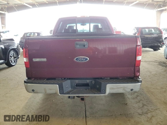 2005 Ford F-150 XLT with VIN 1FTPW12595FB64329, listed as a Copart auction lot 59438285 with 227,483 mi miles and Clean title. Bid and sale history available at DreamBid. Image 6.