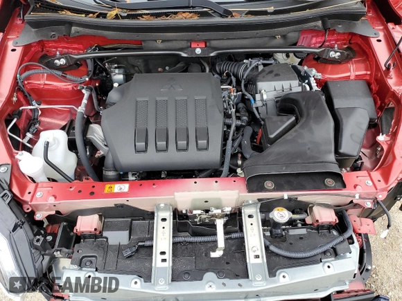 2024 Mitsubishi Eclipse Cross ES with VIN JA4ATUAAXRZ047520, listed as a Copart auction lot 73938724 with 7,563 mi miles and Salvage title. Bid and sale history available at DreamBid. Image 12.