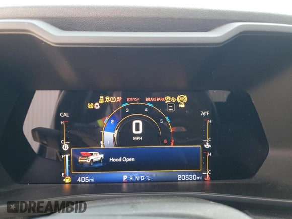 2023 Chevrolet Colorado 2WD Work Truck with VIN 1GCGSBEC0P1178373, listed as a Copart auction lot 52898695 with 20,530 mi miles and Clean title. Bid and sale history available at DreamBid. Image 9.
