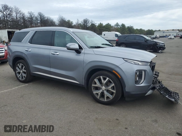 2020 Hyundai Palisade SEL z VIN KM8R4DHE5LU104172, wystawiony jako Copart lot #51909525 z przebiegiem 56 397 mil mil oraz Szkoda całkowita • Salvage title. Historia ofert i sprzedaży dostępna na DreamBid. Obrazek 4.