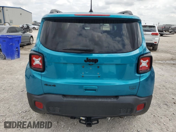 2020 Jeep Renegade Latitude with VIN ZACNJBBB0LPL34764, listed as a Copart auction lot 64985704 with 82,443 mi miles and Salvage title. Bid and sale history available at DreamBid. Image 6.