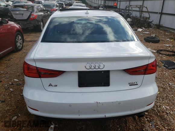 2016 Audi A3 2.0T Premium with VIN WAUB8GFF6G1017019, listed as a Copart auction lot 71681652 with 66,130 mi miles. Bid and sale history available at carsss.com. Image 6.