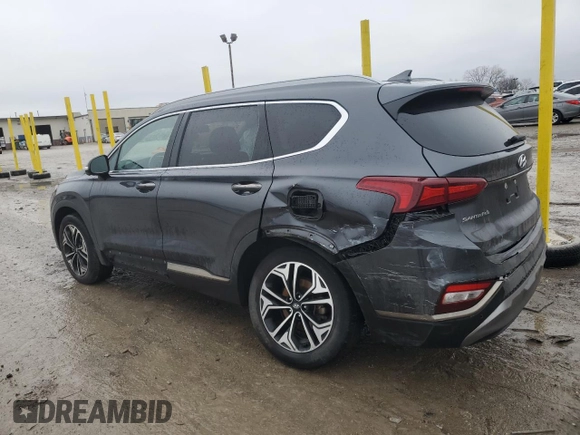 2020 Hyundai Santa Fe Limited with VIN 5NMS5CAA9LH217487, listed as a Copart auction lot 43369255 with 52,798 mi miles and Salvage Title. Bid and sale history available at carsss.com. Image 2.
