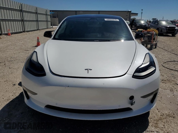 2022 Tesla Model 3 with VIN 5YJ3E1EA0NF108956, listed as a Copart auction lot 50066235 with 35,180 mi miles and Non Repairable. Bid and sale history available at DreamBid. Image 5.