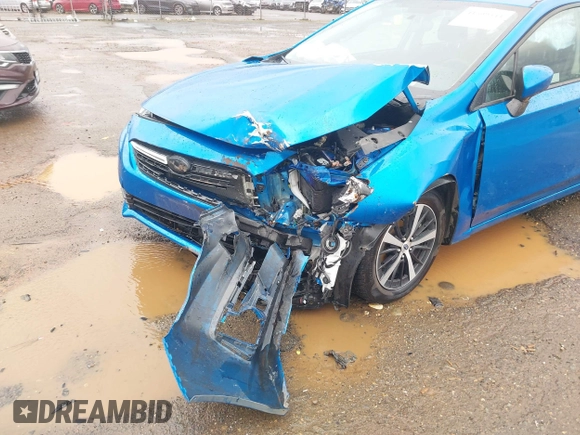 2023 Subaru Impreza Premium with VIN 4S3GTAV62P3707442, listed as a IAAI auction lot 41509344 with 25,489 mi miles and . Bid and sale history available at DreamBid. Image 6.