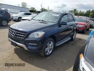 2014 Mercedes-Benz M 350 with VIN 4JGDA5HB7EA376418, listed as a Copart auction lot 60919825 with 154,312 mi miles and Salvage title. Bid and sale history available at DreamBid. Image 1.