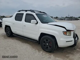2008 Honda Ridgeline RTL with VIN 2HJYK16558H520090, listed as a Copart auction lot 49832045 with 136,462 mi miles and Salvage Title. Bid and sale history available at carsss.com. Image 4.