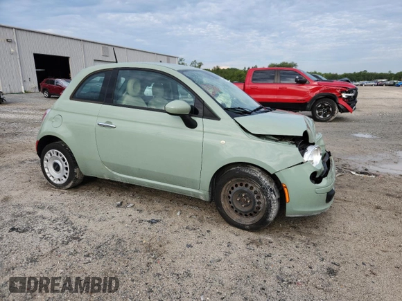 2013 FIAT 500 Pop with VIN 3C3CFFAR0DT743301, listed as a Copart auction lot 63880985 with 88,953 mi miles and Salvage title. Bid and sale history available at DreamBid. Image 4.