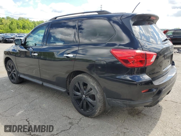 2018 Nissan Pathfinder SL with VIN 5N1DR2MM2JC627360, listed as a Copart auction lot 55961395 with 146,453 mi miles and Salvage title. Bid and sale history available at DreamBid. Image 2.