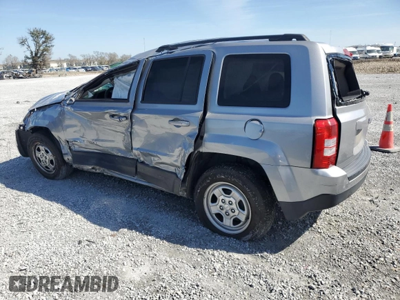 2017 Jeep Patriot Sport SE with VIN 1C4NJPBA9HD140974, listed as a Copart auction lot 46354775 with Not Provided miles and Salvage Title. Bid and sale history available at carsss.com. Image 2.
