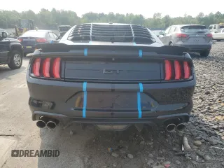 2019 Ford Mustang GT with VIN 1FA6P8CF3K5111433, listed as a Copart auction lot 59966135 with 27,572 mi miles and Salvage title. Bid and sale history available at DreamBid. Image 6.