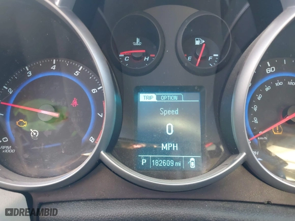 2015 Chevrolet Cruze LT with VIN 1G1PE5SB6F7206220, listed as a IAAI auction lot 41181869 with 182,609 mi miles. Bid and sale history available at carsss.com. Image 7.