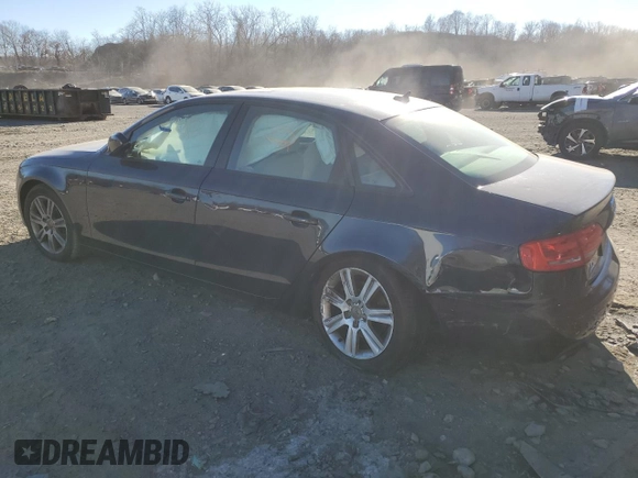 2010 Audi A4 2.0T Premium with VIN WAUBFAFL4AN070858, listed as a Copart auction lot 86452114 with 0 mi miles and Salvage Title. Bid and sale history available at carsss.com. Image 2.