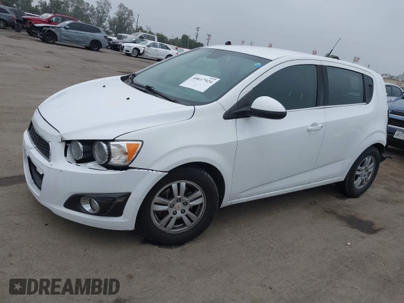 2012 Chevrolet Sonic LT with VIN 1G1JC6SH3C4143595, listed as a IAAI auction lot 40617924 with 156,246 mi miles and . Bid and sale history available at DreamBid. Image 2.
