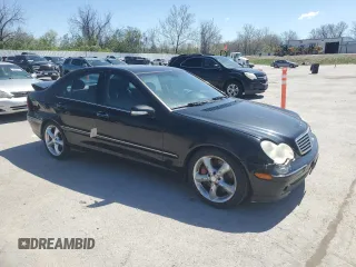 2004 Mercedes-Benz C 230 Kompressor with VIN WDBRF40J04A628791, listed as a Copart auction lot 52890795 with 247,386 mi miles and Salvage Title. Bid and sale history available at DreamBid. Image 4.