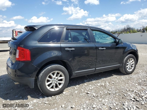 2014 Ford Edge SE with VIN 2FMDK3GCXEBA16298, listed as a Copart auction lot 52454645 with 100,235 mi miles and Salvage Title. Bid and sale history available at carsss.com. Image 3.