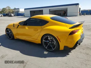 2022 Toyota GR Supra 3.0 with VIN WZ1DB0C00NW052953, listed as a Copart auction lot 73896004 with 0 mi miles and Salvage Title. Bid and sale history available at carsss.com. Image 2.