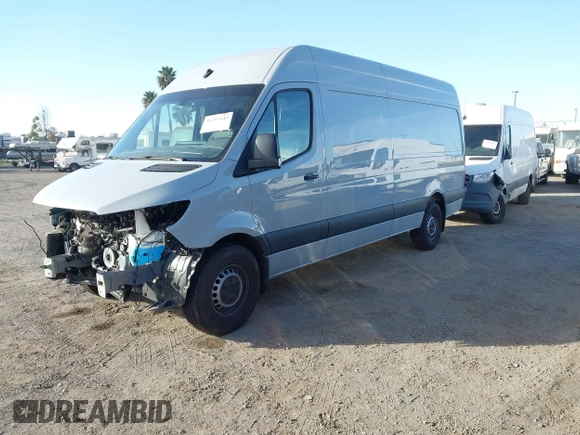 2024 Mercedes-Benz Sprinter Cargo with VIN W1Y4NCHY1RT165996, listed as a IAAI auction lot 41181444 with 5,696 mi miles. Bid and sale history available at carsss.com. Image 18.